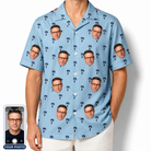 Men's Palm Parasol Custom Face Hawaiian Shirt