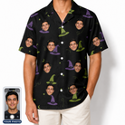Men's Pointy Party Custom Face Hawaiian Shirt