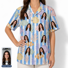 Women's Reef Rascals Custom Face Hawaiian Shirt