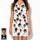 Women's Ylang Ylang Custom Face V-Neck Dress