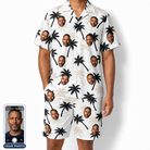 Men's Ylang Ylang Custom Face Shirt & Shorts Set