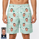 Men's Phantom Phalanges Custom Face Beach Shorts
