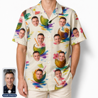 Men's Sundown Swizzles Custom Face Hawaiian Shirt