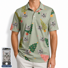Men's Trimmed Tannenbaums Custom Cat Face Polo Shirt