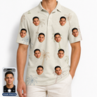 Men's Palm Pizzazz Custom Face Polo Shirt