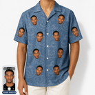 Men's Porchlight Punks Custom Face Hawaiian Shirt