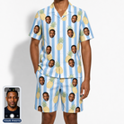 Men's Pina Palooza Custom Face Shirt & Shorts Set