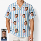 Men's Wicked Peaks Custom Face Hawaiian Shirt