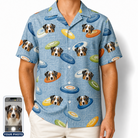 Men's Aero Barkers Custom Dog Face Hawaiian Shirt
