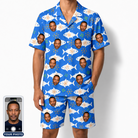 Men's Tuna Trawl Custom Face Shirt & Shorts Set