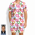Men's Joined Jetty Custom Face Shirt & Shorts Set