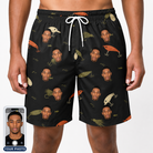 Men's Tackle Tangle Custom Face Beach Shorts