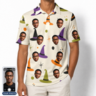Men's Hexed Headwear Custom Face Polo Shirt