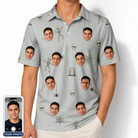 Men's Tombstone Tango Custom Face Polo Shirt