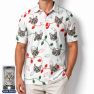 Men's Merry Circuits Custom Cat Face Polo Shirt