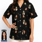 Women's Carrot Crooners Custom Face Hawaiian Shirt