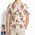 Men's Velvet Vines Custom Face Polo Shirt