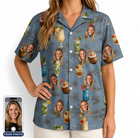 Women's Agave Affair Custom Face Hawaiian Shirt