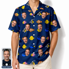 Men's Tide Tangos Custom Face Hawaiian Shirt