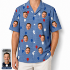 Men's Patriot Pop Custom Face Hawaiian Shirt