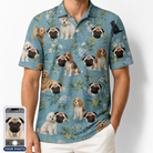 Men's Doggone Doodles Custom Dog Face Polo Shirt