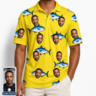 Men's Bluefin Banter Custom Face Polo Shirt