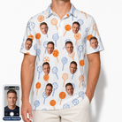 Men's Taffy Twirl Custom Face Polo Shirt