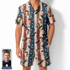 Men's Eagle Euphoria Custom Face Shirt & Shorts Set