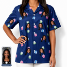Women's Boxed Bliss Custom Face Hawaiian Shirt