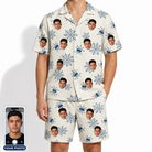 Men's Gloom Looms Custom Face Shirt & Shorts Set