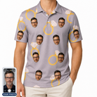 Men's Diamond Dares Custom Face Polo Shirt