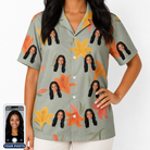 Women's Corolla Carnival Custom Face Hawaiian Shirt