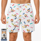 Men's Gnawvana Grove Custom Dog Face Beach Shorts