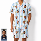 Men's Frond Fandango Custom Face Shirt & Shorts Set