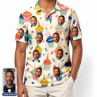 Men's Sweet Stackers Custom Face Polo Shirt