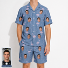 Men's Longneck Lollies Custom Face Shirt & Shorts Set