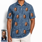Men's Aloha Arbor Custom Face Polo Shirt
