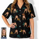 Women's Spool Foolery Custom Face Hawaiian Shirt