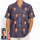 Men's Eerie Eyries Custom Face Hawaiian Shirt
