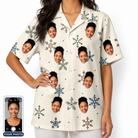 Women's Tinsel Tumble Custom Face Hawaiian Shirt
