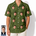 Men's Parcel Pizzazz Custom Face Hawaiian Shirt