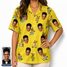 Women's Antler Antics Custom Face Hawaiian Shirt