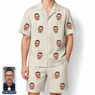 Men's Kin Kicks Custom Face Shirt & Shorts Set