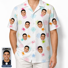 Men's Sticky Situation Custom Face Hawaiian Shirt