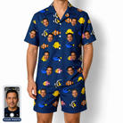 Men's Tide Tangos Custom Face Shirt & Shorts Set