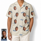 Men's Solar Sire Custom Face Hawaiian Shirt