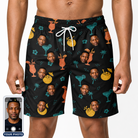 Men's Guava Gaiety Custom Face Beach Shorts