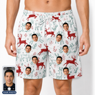 Men's Prancer Pranks Custom Face Beach Shorts