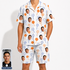 Men's Taffy Twirl Custom Face Shirt & Shorts Set