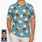 Men's Roundabout Rollers Custom Face Polo Shirt